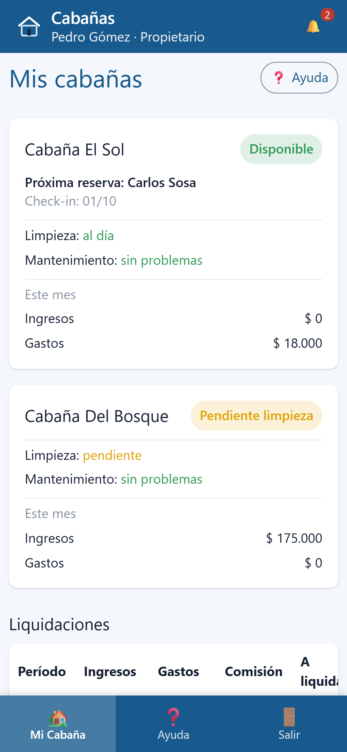 Mis cabañas